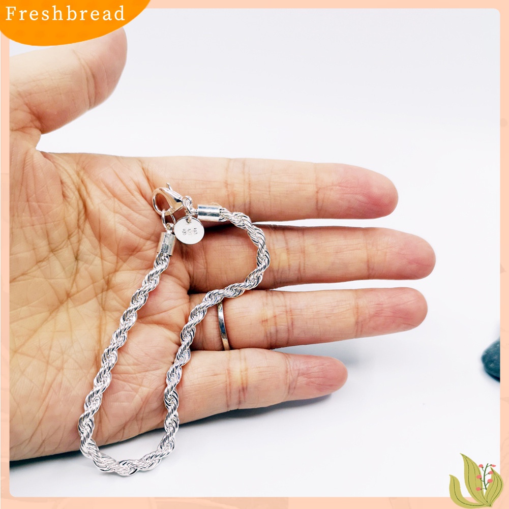 &lt; Freshbread &gt; Wanita Fashion Gelombang Rantai Memutar Putaran Pesona Gelang Bangle Pesta Perhiasan Hadiah