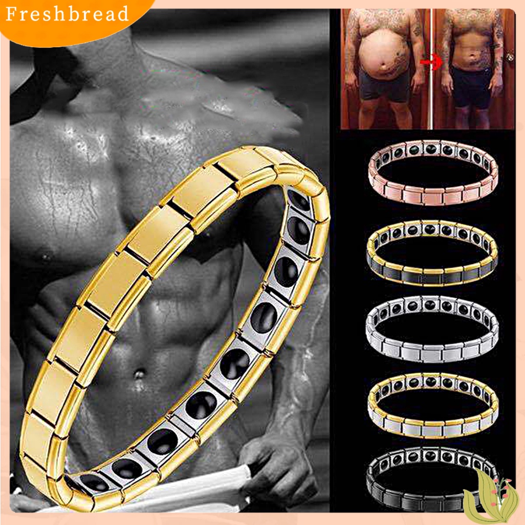 &lt; Freshbread &gt; ic Gelang Pereda Nyeri Fungsional Simple Sleek Link Gelang Terapi Alat Perawatan Kesehatan