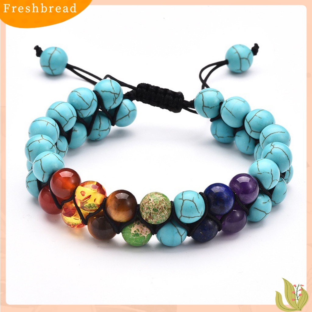 &lt; Freshbread &gt; Manik-Manik Kepang Ganda Planet Gelang Milky Way Universe Stone Frosted Bracelet Untuk Hadiah