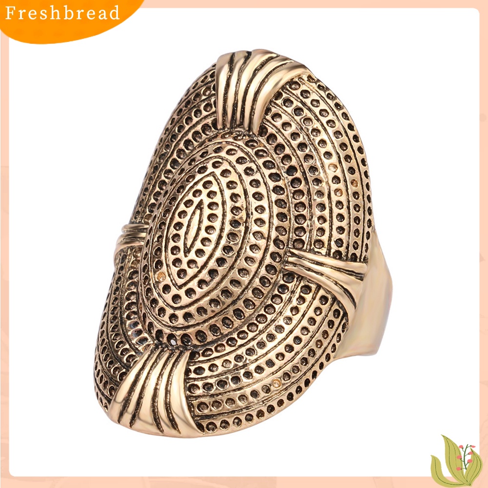 &lt; Freshbread &gt; Kreatif Berlebihan Mesh Desain Lubang Paduan Jari Cincin Pria Wanita Perhiasan Hadiah