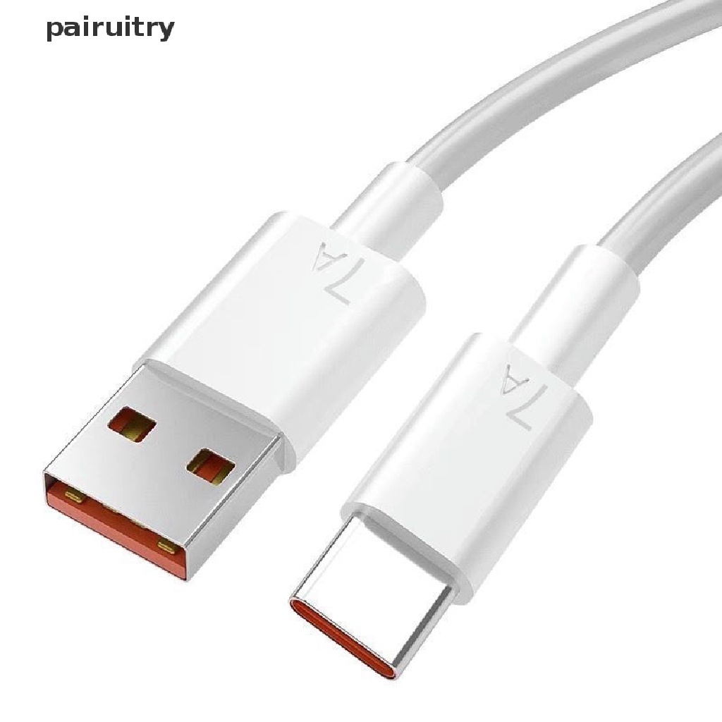 Kabel USB PRT 7A 100W Tipe C Kabel Charge Super-Cepat Untuk Huawei mate40Pro nova9 PRT