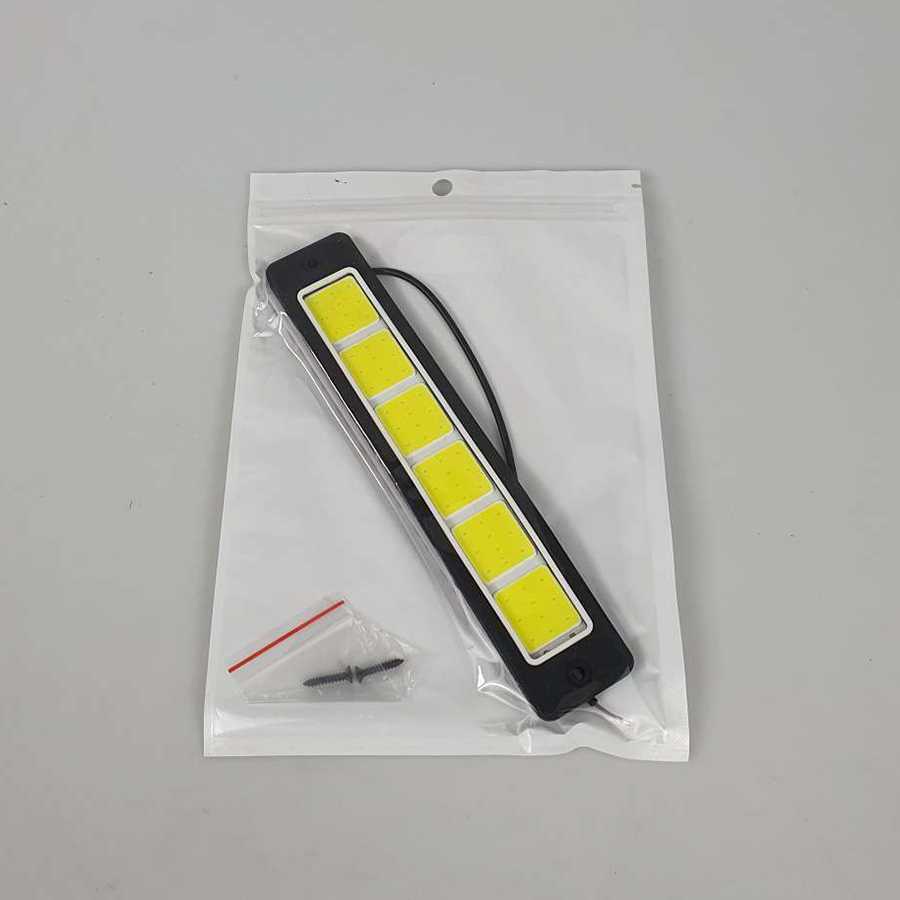 Lampu Kabut Mobil Foglamp LED COB DRL Waterproof Cool White 12V 190 mm aksesoris mobil burnhilda