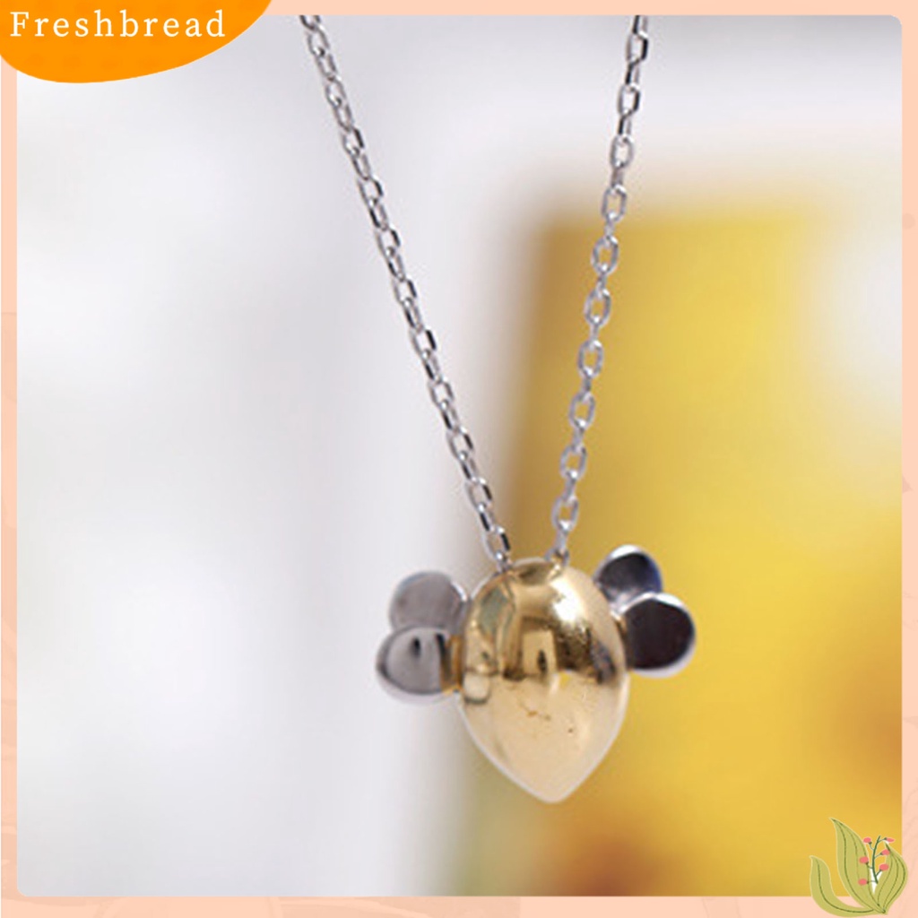 &lt; Freshbread &gt; Anting Tusuk Wanita Bentuk Lebah Perhiasan Tahan Lama Ringan Terang Kilau Telinga Studs Kalung Untuk Pernikahan