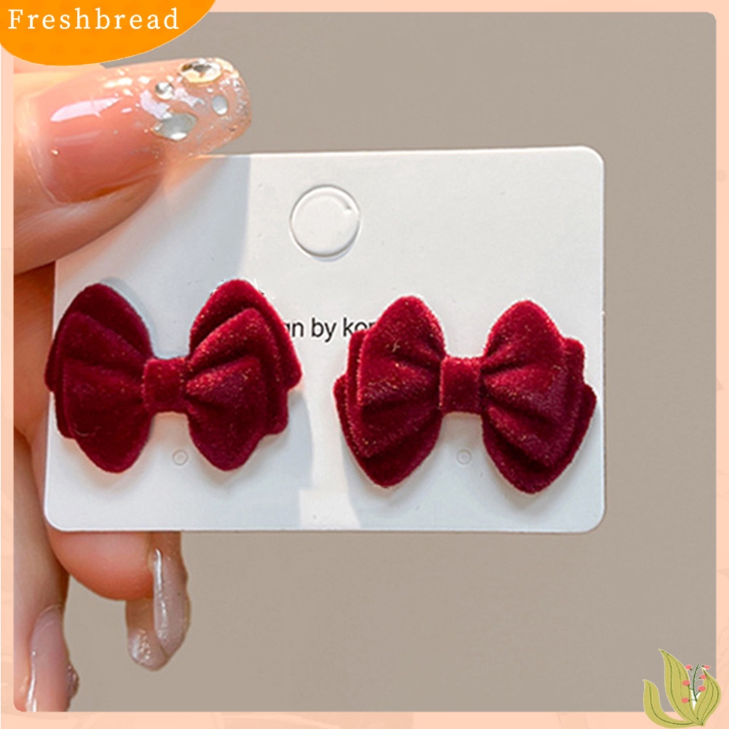 &lt; Freshbread &gt; 1pasang Anting Pejantan Motif Geometris Gaya Cina Temperamen Liontin Electroplating Dekorasi Fashion Item Merah Meriah Anting Perempuan Aksesoris Pakaian