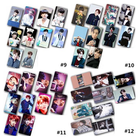 Stiker Custom Kpop Bts Untuk JUNG KOOK HD Tahan Air Lustre Photo Card Crystal Card Sticker LY