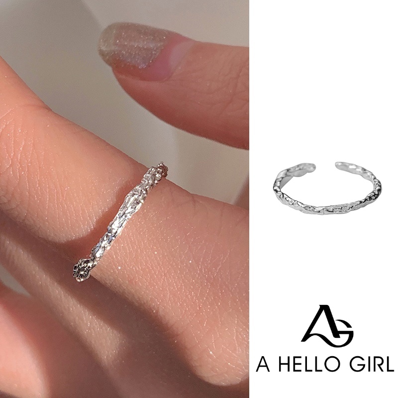 Cincin S925 Silver Model Terbuka Tidak Pudar Untuk Wanita