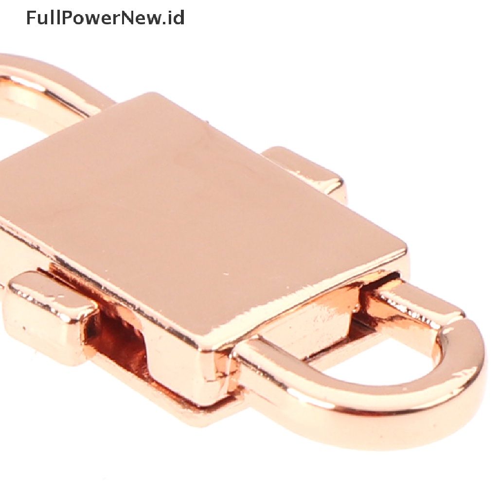 Power 4Pcs Adjustable Metal Buckle Clip Handbag Rantai Tali Panjang Shorten Bag Tool ID