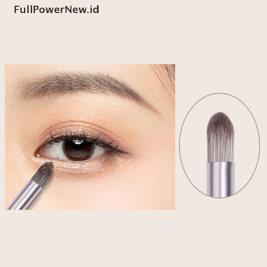 Power 1PC Sikat Pewarna Mata Dua Ujung Noda Detail Highlight Brush Alat Makeup ID