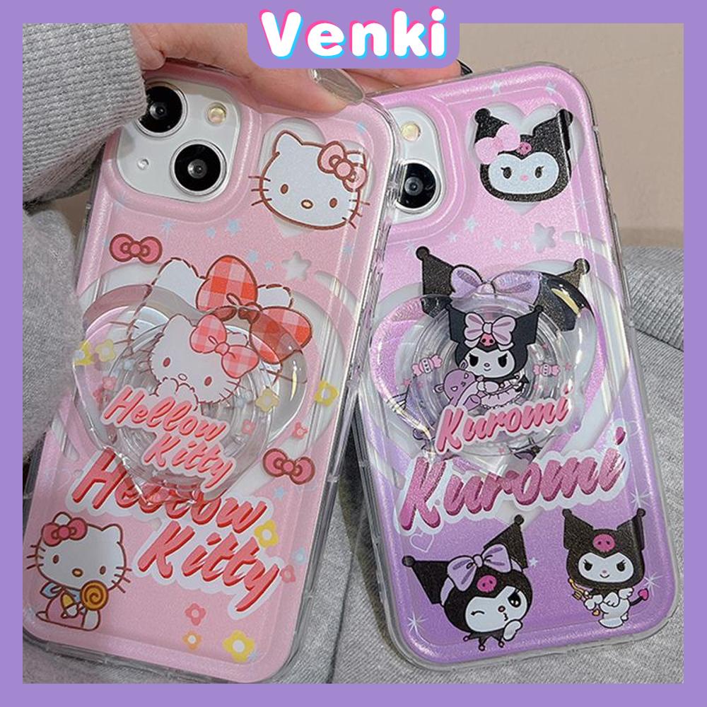 Case For iPhone 11 Soft TPU Clear Jelly Airbag Case With Stand Cute Cartoon Camera Protection Shockproof For iPhone 14 Plus 13 12 11 Pro Max 7 Plus X XR