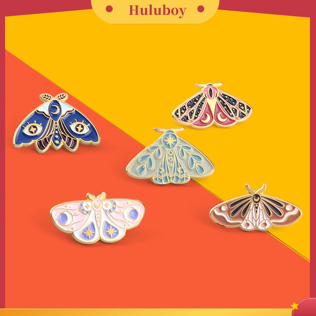 {Ready Stock} Wanita Bros Ngengat Enamel Indah Pin Tas Lucu Khusus Untuk Hadiah