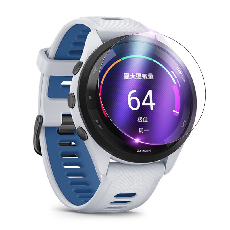 [Unggulan] Aksesoris Pelindung Layar Jam Tangan Ungu Pelindung Mata Tempered Film Anti Gores Menonton Film Lembut HD Anti-fingerprint Hydrogel Film Untuk Garmin Forerunner Series