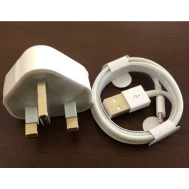 CHARGER ADAPTOR KABEL DATA LIGHTNING 5/6/7 FULL SET KABEL DATA I.P 5 6 7 8 KAKI COLOKAN INDONESIA 100% ORIGINAL