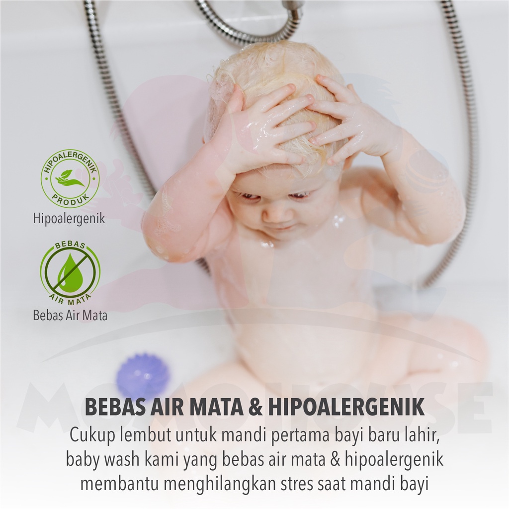 MOMO HOUSE Sabun Mandi Bayi Hair &amp; Body Wash Sabun Cair Anak Shampo Bayi Sabun Cair Bayi Sabun Bayi Refill Sabun Mandi Anak Sabun Bayi