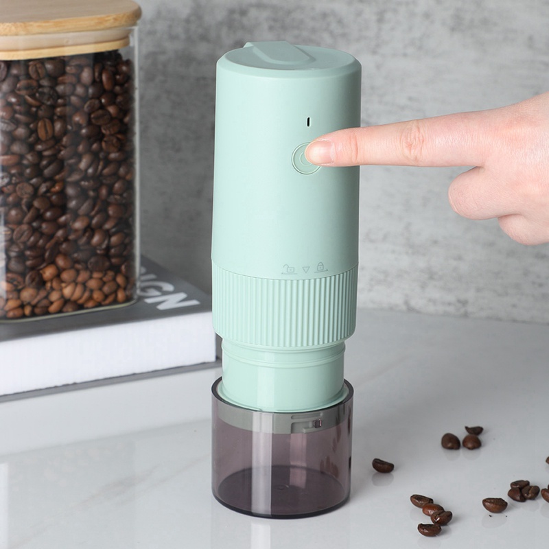 Electric Burr Coffee Grinder Penggiling Kopi Biji Kopi Otomatis Portable Burr Grinder Mesin Penggiling Kopi USB Rechargeable