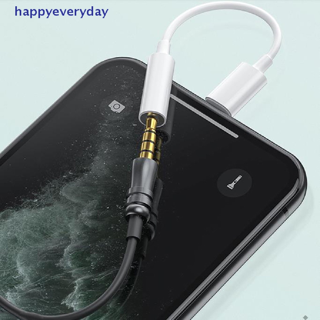 [happy] Kabel Konektor Adapter Konverter Headphone Earphone Jack Audio Untuk iPhone [ID]