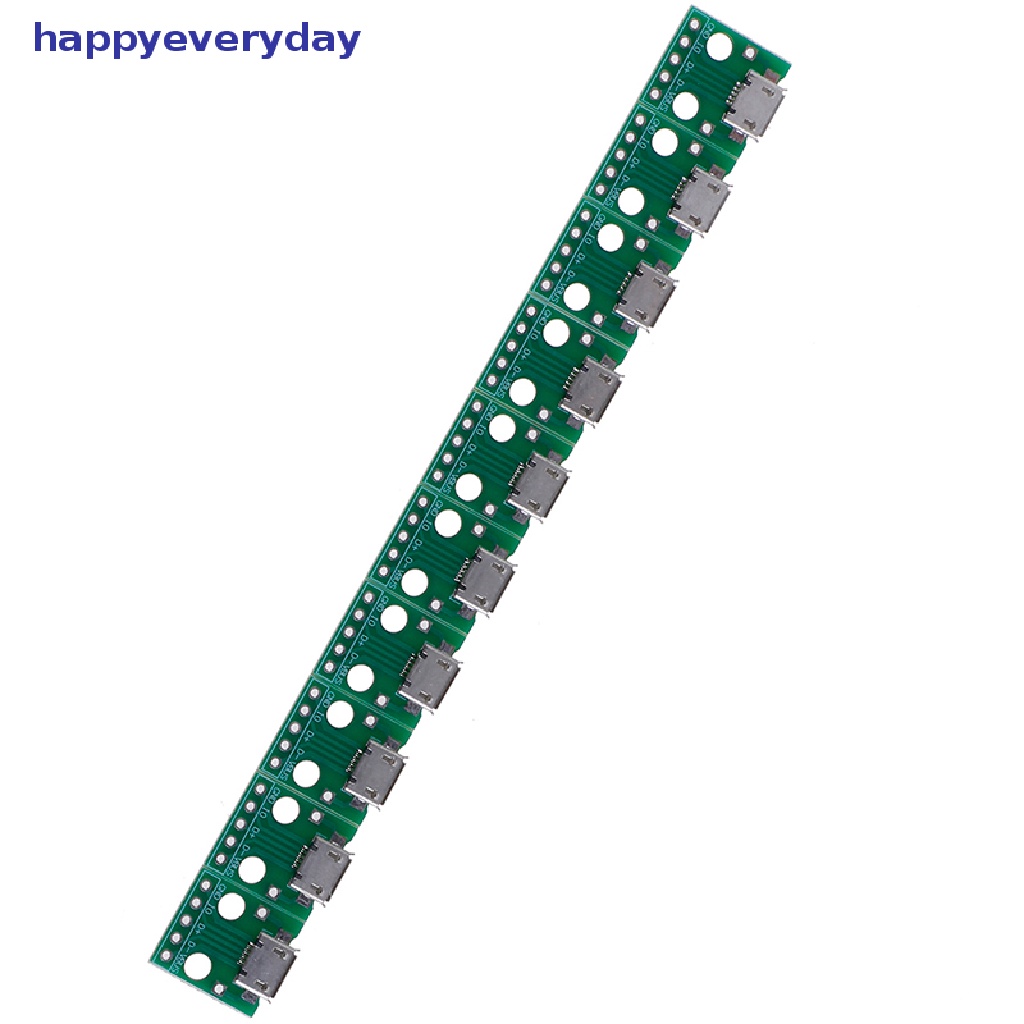 [happy] 10pcs MICRO USB to DIP Adapter 5Pin Female Konektor PCB Converter Board [ID]