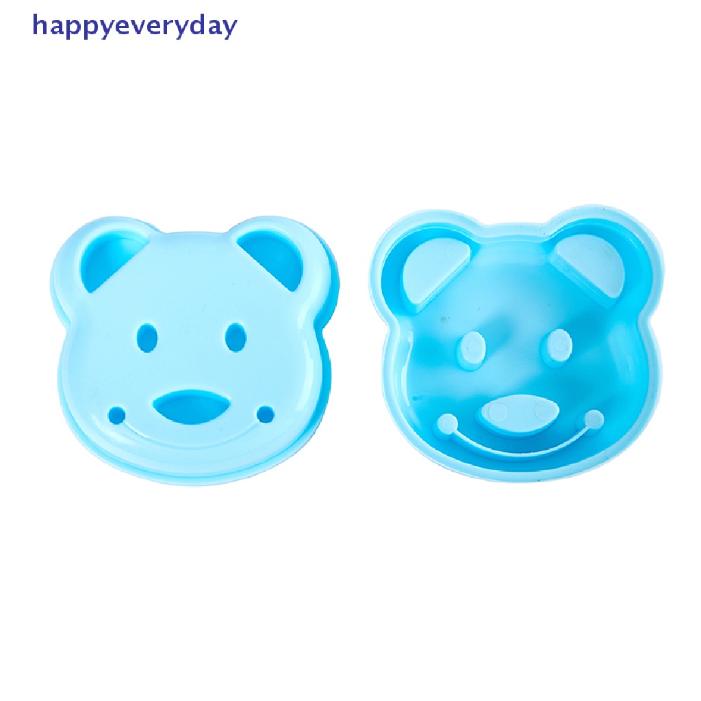 [happy] Kartun Beruang Cetakan Sandwich Roti Biskuit Embosser Kue Alat DIY Membuat Cetakan [ID]