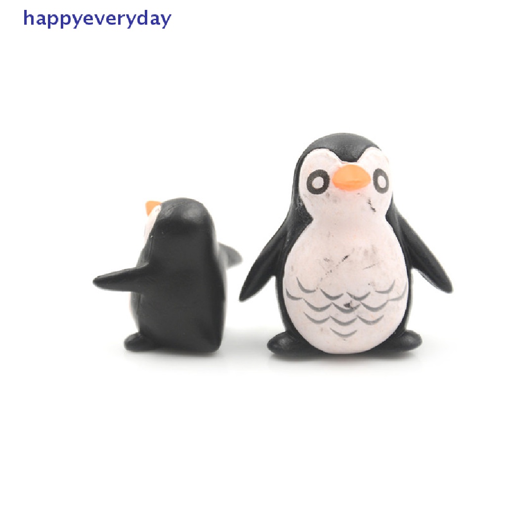 [happy] 5pcs Fashion DIY Pinguin Ornamen Miniatur Berkebun Dekorasi Rumah Boneka Hadiah Mini [ID]