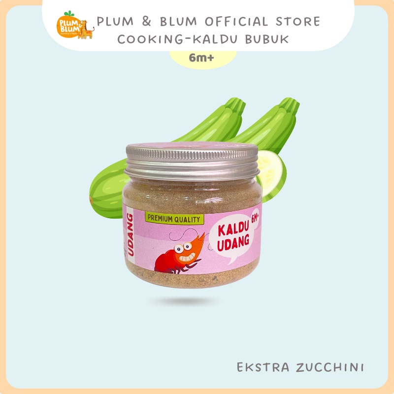 Plum &amp; Blum Kaldu Bubuk Mpasi / Kaldu Sapi Kaldu Hati Ayam Kaldu Jamur Kaldu Salmon Kaldu Udang - 100 gram