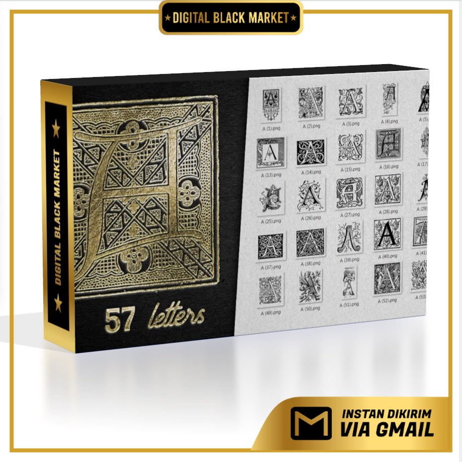 Vintage Letter A Vector And Png