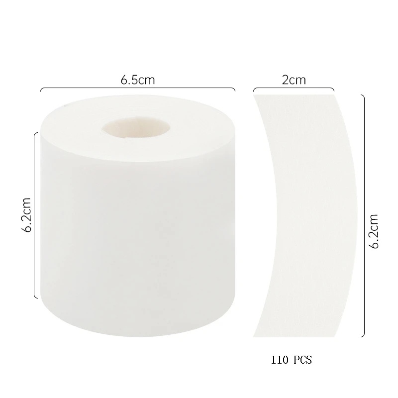 110pcs/roll Penutup Mata Bulu Mata Palsu Sekali Pakai/Profesional Graft Lashes PE Foam Pads/Easy Remove Tape Beauty Tools
