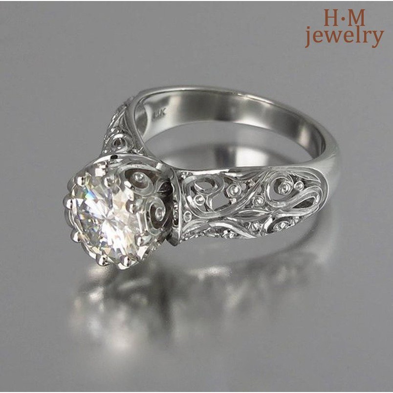 Cincin Berlian Model Baru Jari Emas 18K