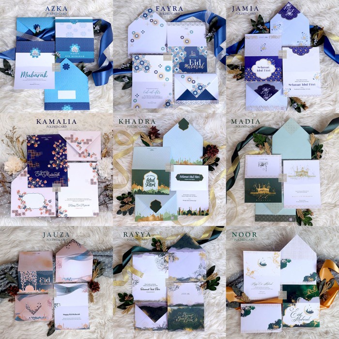 

Custom Kartu Lebaran Kartu Ucapan Idul Fitri Amplop Ramadhan -KHADRA - AZKA -FOLDED