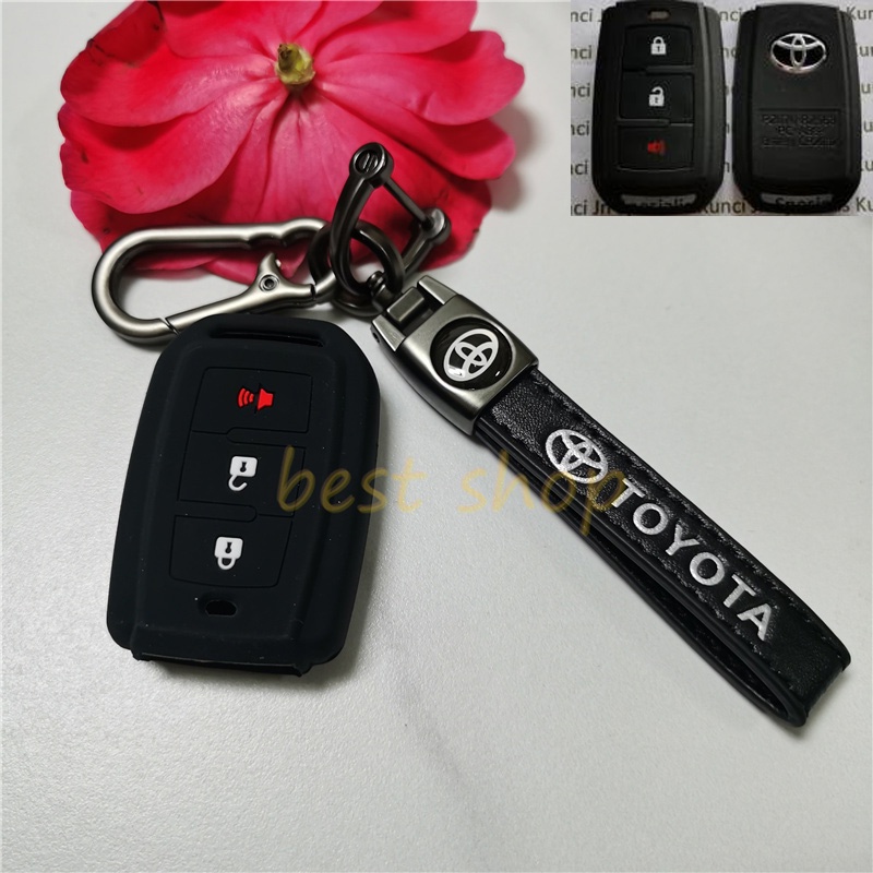 Casing Remote Key Tombol Silicon Mobil Untuk Toyota AVANZA Veloz Agya/ALL NEW AVANZA