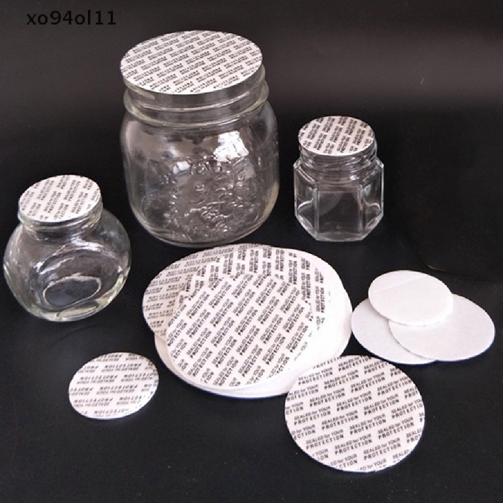 Xo 200Pcs Self-adhesive Foam Pressure Sensitive Seal Cap Lapisan Tamper Resistant Seal Liner Untuk Kosmetik Jar Botol Pot 20MM-82MM OL