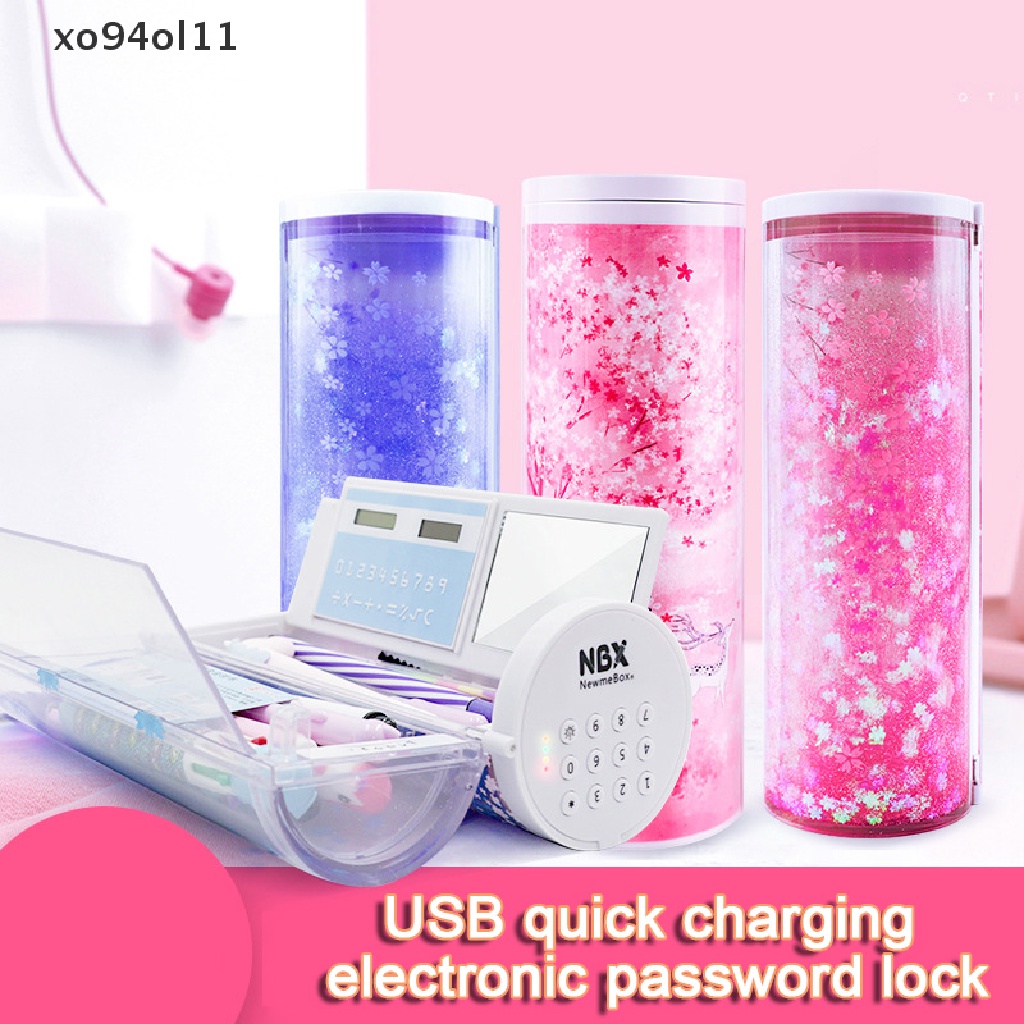 Xo al Smart Technoy Stationery Box Panjang Password Elektronik+Kunci OL