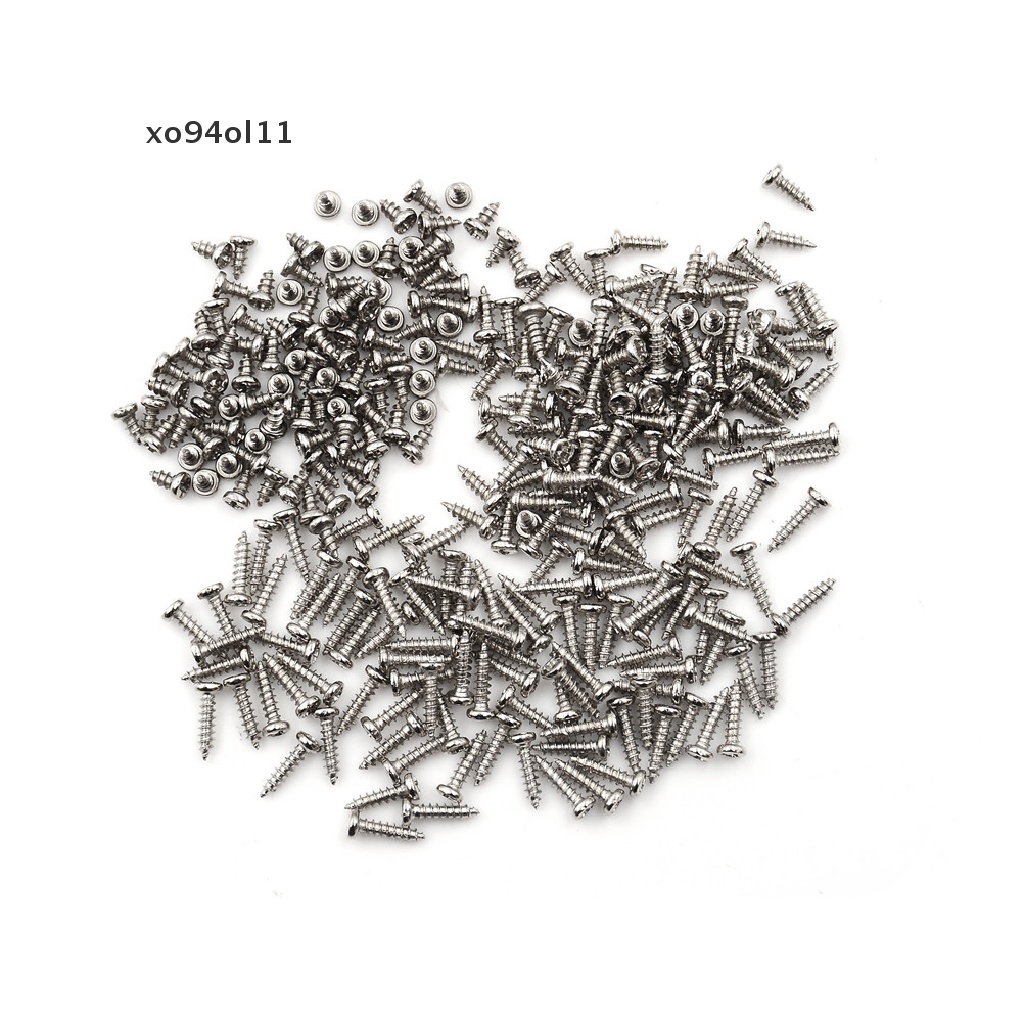 Xo 100pcs M2 Sekrup Ulir Diameter Kepala Bulat Cross Sekrup Self Tapping Screw OL