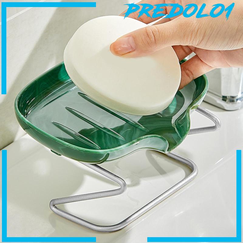 [Predolo1] Kotak Sabun Cup Untuk Dapur Rak Sabun Bentuk Daun Untuk Kamar Dapur Hotel