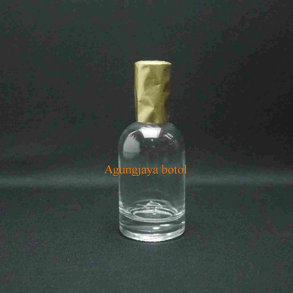 Botol Kaca 200 Ml Leher Tng Clear Ori Tutup Tinggi Injection / Botol Kaca / Botol Kaca Food / Botol 