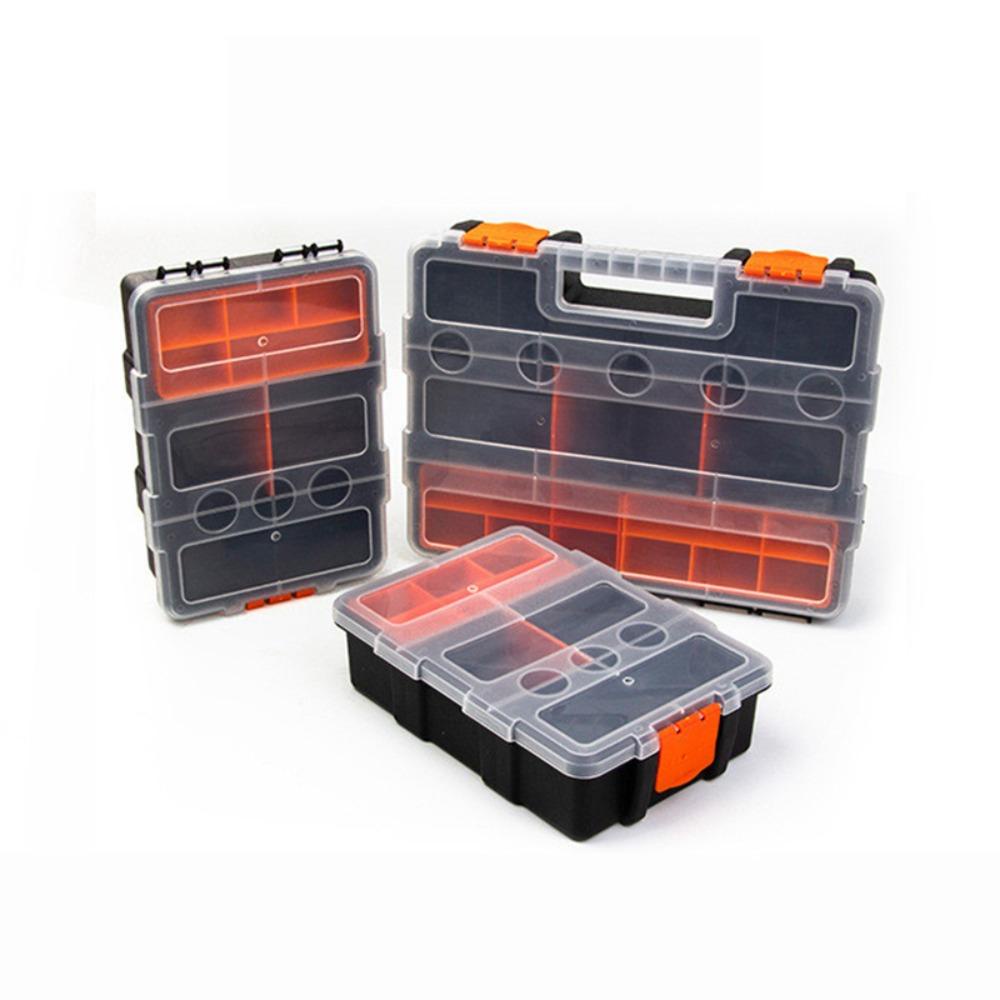 [Elegan] Kotak Perkakas Multi Grid Plastik Portable Box Umpan Ikan Kotak Organizer Kotak Sekat Kotak Instrumen Case