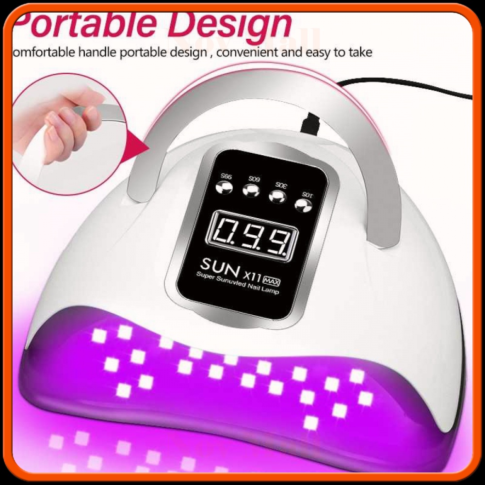 Pengering Kutek UV Lamp Nail Dryer Sensor with LCD Display - X11 MAX