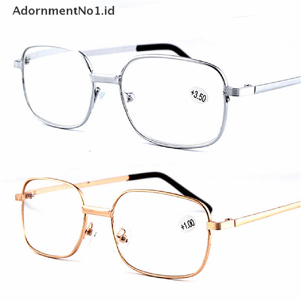 [AdornmentNo1] Kacamata Baca Anti Lelah Metal Eyewear Eyeglasses+1.0 Sampai 4.0 Diopter New [ID]