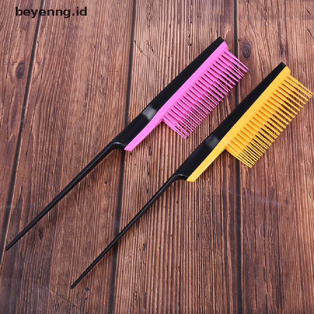 Beyen Pro Salon Hairdressing Menggoda Punggung Sikat Sisir Rambut Slim Line Styling Tools ID