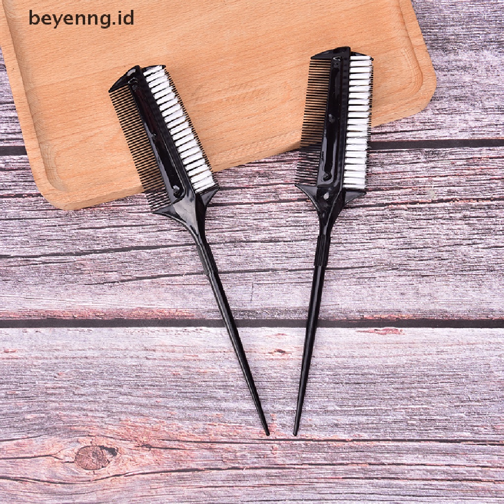 Beyen Professional Hairdressing Double Side Ting Combs Sikat Warna Rambut Alat Rambut ID