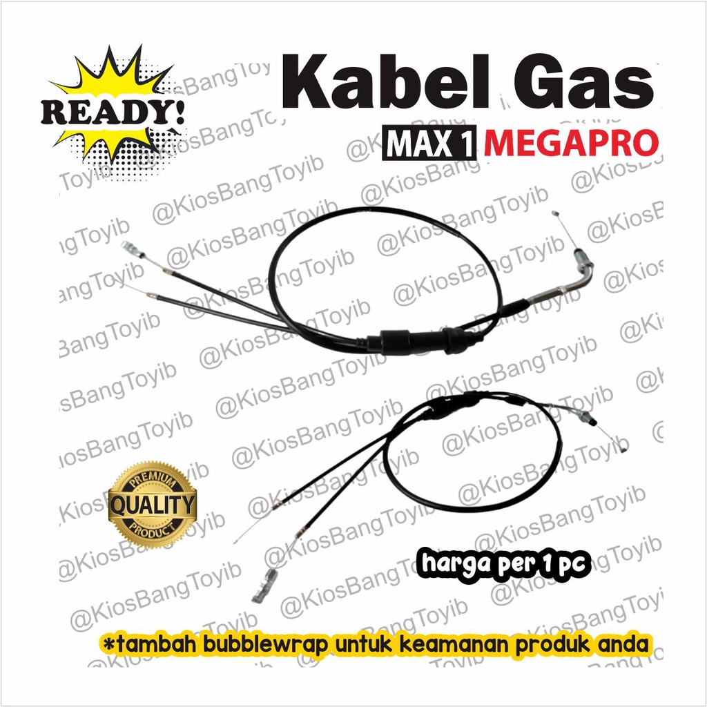 Kabel Gas (Throttle Cable) Honda MEGAPRO OLD MEGA PRO (max1)