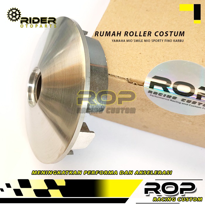 Upgrade CVT Racing Rumah Roller Pully Mio Sporty Smile Fino Karbu Bubut Derajat