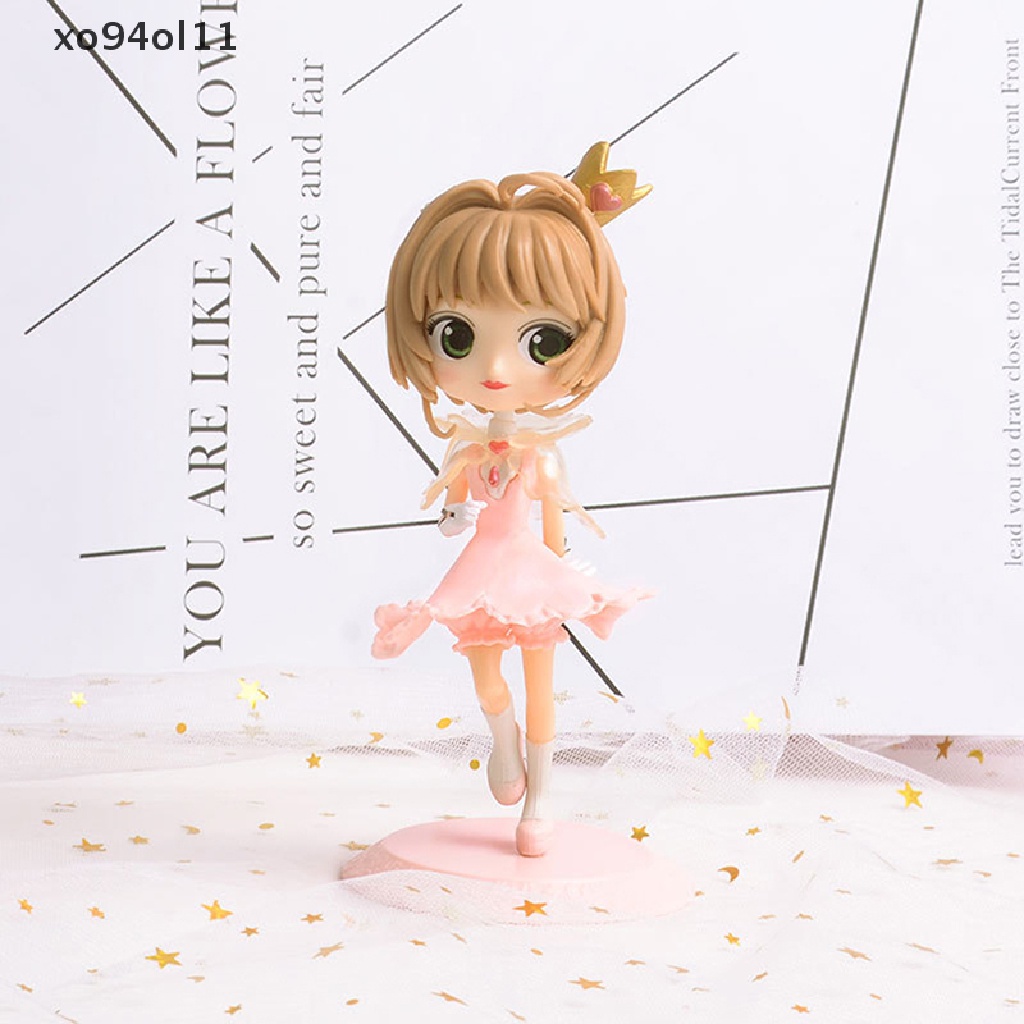 Xo 16CM Card Captor Sakura Anime Kawaii Action Figure Standing Posture Model Mainan OL