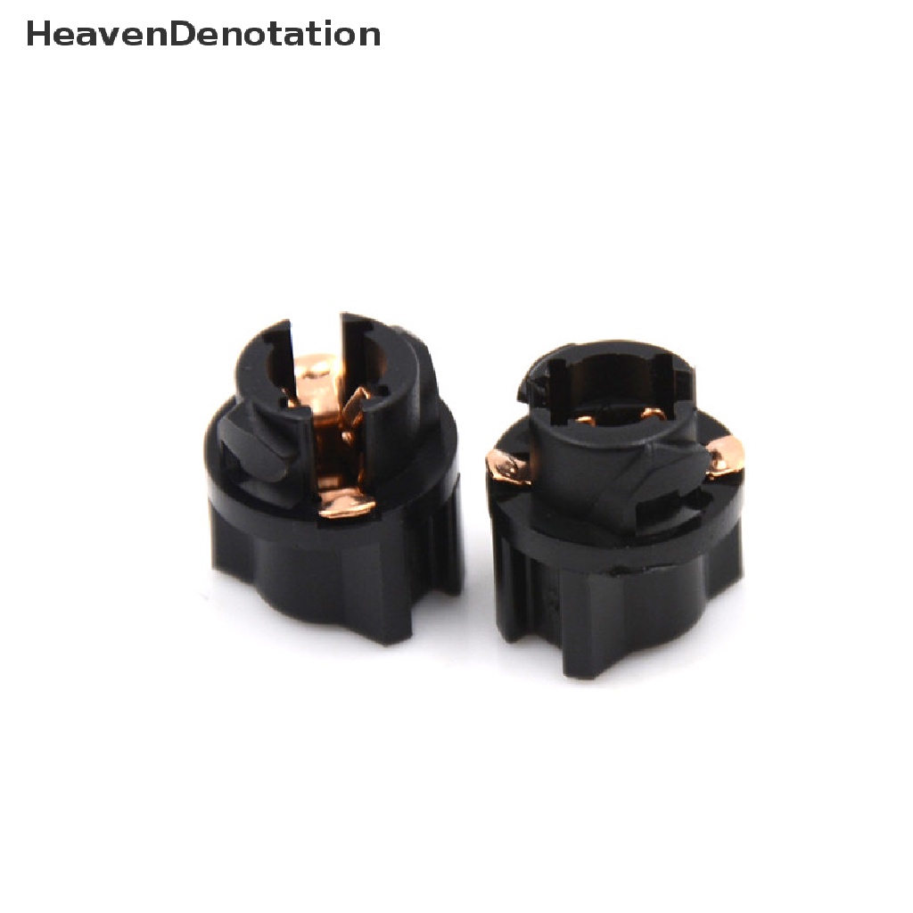 [HeavenDenotation] 10pcs T5 Socket Twist Lock Instrumen Panel Cluster Plug Dash Light Bulb HDV