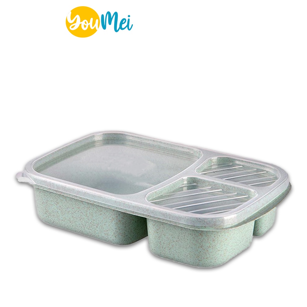 Tempat Makan Kotak Bekal Microwavable Lunch Box Kotak Makan Anak - 1232