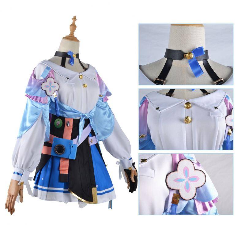 【Wetrose】Ready Stock Honkai: Star Rail March 7th Cosplay Costume Clothing Game Women's Clothing Set Wanita Kostume