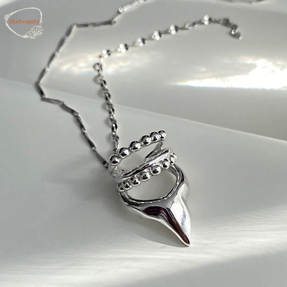 Mxbeauty Wanita Klip Telinga Temperamen Retro Trendi Rumbai Manis Zirkon Klip Anting