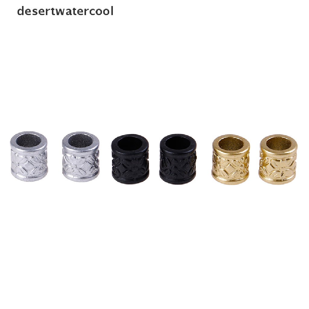 Deid 10pcs/pack Dreadlock Rambut Kepang Cincin Manik-Manik Gimbal Manset Klip Aksesoris Rambut Martijn