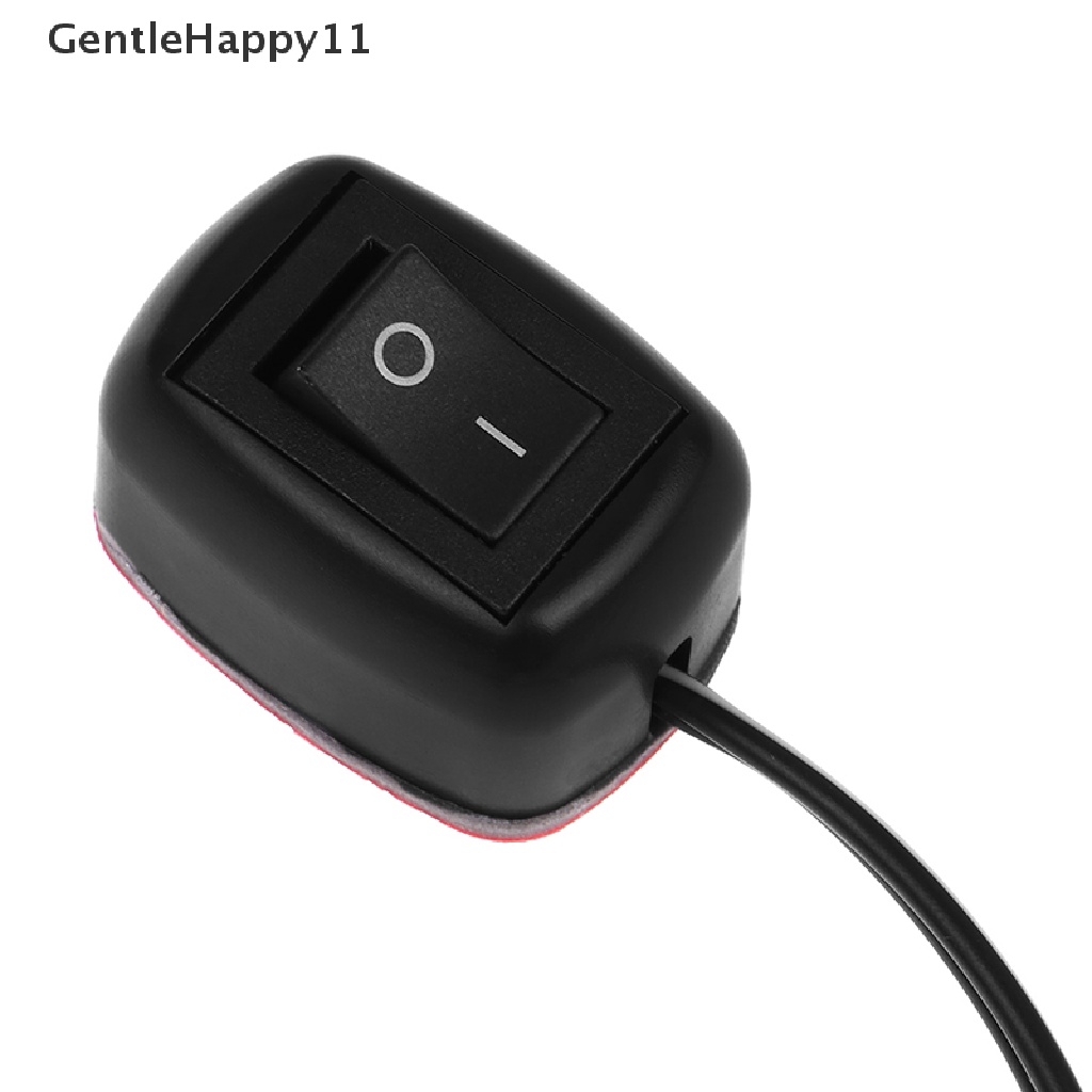 Gentlehappy Saklar Mobil DC 12V Universal Saklar Toggle Tipe Tempel Dengan Kabel 60cm Untuk DRL id