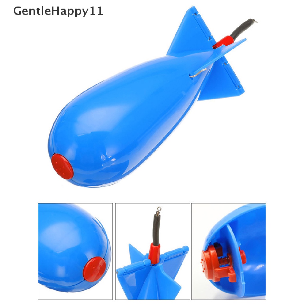 Gentlehappy Carp Fishing Rocket Besar Kecil Floag Lure Tempat Umpan Pelet Rocket id