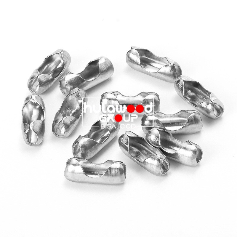 Pengait Kalung Biji lada Biji Bambu Stainless Steel Anti Karat [GROSIR & ECER]