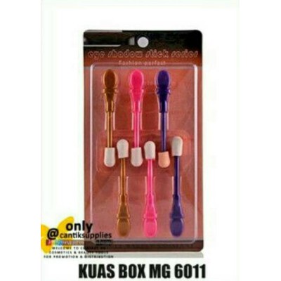 

KUAS MG MAKEUP BOX 1 SET 6011 isi 6pc